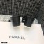 Chanel Shiny Braided Goatskin Heel Mules G37405 Black 2021