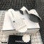 Chanel Shiny Braided Goatskin Heel Mules G37405 White 2021