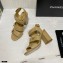 Chanel CC Logo Magic Loop Sandals G37387 Beige 2021