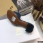 Dior Heel 4.5cm D-Club Mules in Calfskin Dark Blue 2021