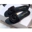 Dior D-Club Flat Slides Mules in Calfskin Black 2021