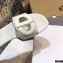 Dior D-Club Flat Slides Mules in Calfskin White 2021