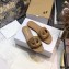 Dior D-Club Flat Slides Mules in Calfskin Camel 2021