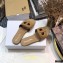 Dior D-Club Flat Slides Mules in Calfskin Camel 2021