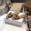 Dior D-Club Flat Slides Mules in Calfskin Camel 2021