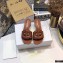 Dior Heel 4.5cm D-Club Mules in Calfskin Brown 2021