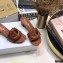 Dior Heel 4.5cm D-Club Mules in Calfskin Brown 2021