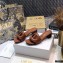 Dior Heel 4.5cm D-Club Mules in Calfskin Brown 2021