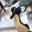Dior Heel 8cm Sandals Brushed Black 2021