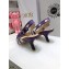 Dior Heel 6.5cm J'Adior Slingback Pumps D-Stripes Embroidered Cotton Purple 2021