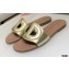 Dior D-Club Flat Slides Mules in Calfskin Metallic Gold 2021