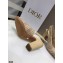 Dior Heel 9.5cm Moi Slingback Pumps Gold Metallic Thread Embroidered Cotton 2021
