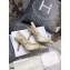 Dior Heel 9.5cm J'Adior Slingback Pumps Beige Embroidered Cotton with Stripes Motif 2021
