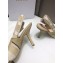 Dior Heel 9.5cm J'Adior Slingback Pumps Beige Embroidered Cotton with Stripes Motif 2021