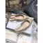 Dior J'Adior Slingback Ballerina Flats Beige Embroidered Cotton with Stripes Motif 2021