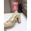 Dior Heel 9.5cm Moi Slingback Pumps Cannage Embroidered Mesh Creamy 2021