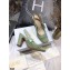 Dior Heel 9.5cm Moi Slingback Pumps Cannage Embroidered Mesh Light Green 2021