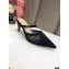 Dior Heel 7cm D-Choc Mules in Mesh Black 2021