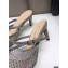 Dior Heel 7cm D-Choc Mules in Mesh Gray 2021