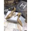 Dior Heel 9.5cm Crystal Suede Sandals Gold 2021