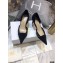 Dior Heel 7cm Crystal Suede Sandals Black 2021