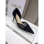 Dior Heel 7cm Crystal Suede Sandals Black 2021