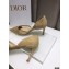 Dior Heel 7cm Crystal Suede Sandals Gold 2021