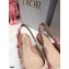 Dior J'Adior Slingback Ballerina Flats D-Stripes Embroidered Cotton Pink 2021