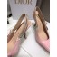 Dior Heel 9.5cm J'Adior Slingback Pumps Patent Calfskin Pink 2021