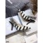 Dior Heel 9.5cm J'Adior Slingback Pumps D-Stripes Embroidered Cotton Black 2021