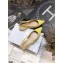 Dior J'Adior Slingback Ballerina Flats Patent Calfskin Yellow 2021