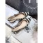 Dior J'Adior Slingback Ballerina Flats D-Stripes Embroidered Cotton Black 2021
