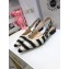 Dior J'Adior Slingback Ballerina Flats D-Stripes Embroidered Cotton Black 2021