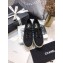 Chanel Cotton and Grosgrain Lace-Ups G37144 Black 2021