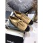 Chanel Lambskin and Grosgrain Lace-Ups G37144 Beige 2021