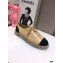 Chanel Lambskin and Grosgrain Lace-Ups G37144 Beige 2021