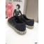 Chanel Lambskin and Grosgrain Lace-Ups G37144 Black 2021