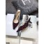 Dior Heel 6.5cm J'Adior Slingback Pumps Hearts I Love Paris Embroidered Cotton 2021