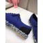 Chanel Cotton and Grosgrain Lace-Ups G37144 Blue 2021