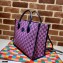 Gucci GG Multicolor Small Tote Bag 659983 Pink 2021