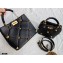 Valentino Large Roman Stud The Handle Bag Black 2021