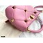 Valentino Small Roman Stud The Handle Bag Pink 2021