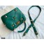 Valentino Small Roman Stud The Handle Bag Green 2021