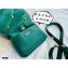 Valentino Small Roman Stud The Handle Bag Green 2021