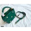 Valentino Small Roman Stud The Handle Bag Green 2021