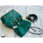 Valentino Small Roman Stud The Handle Bag Green 2021