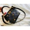 Valentino Small Roman Stud The Handle Bag Black 2021