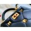 Valentino Small Roman Stud The Handle Bag Black 2021