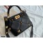 Valentino Small Roman Stud The Handle Bag Black 2021