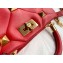 Valentino Small Roman Stud The Handle Bag Red 2021